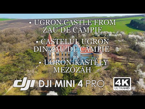 Ugron castle from Zau de Câmpie - Castelul Ugron din Zau de Câmpie - 4K Cinematic - DJI MINI 4 PRO
