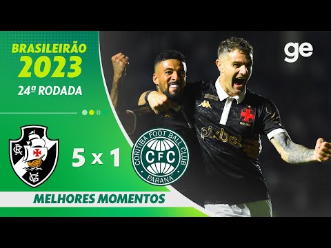 Gols e lances de Vasco da Gama x Coritiba