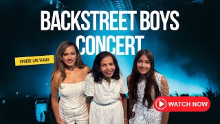 Backstreet Boys Concert at The Sphere Las Vegas | Mom’s 80th Birthday Celebration