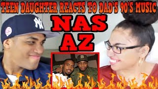 Teen Daughter Reacts To Dad&#39;s 90&#39;s Hip Hop Rap Music | AZ Ft Nas - Serious