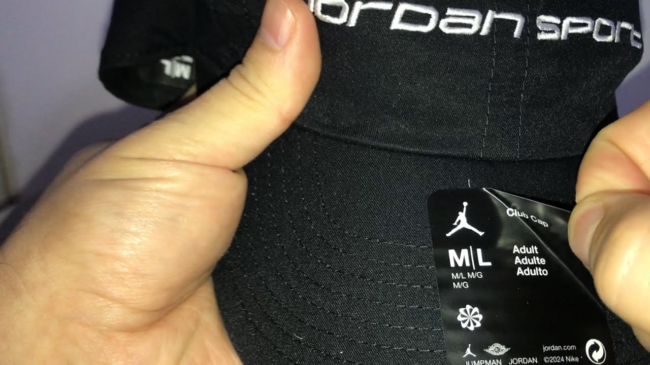 Unboxing the Jordan Sport Cap – Nike Club Unstructured Black Hat