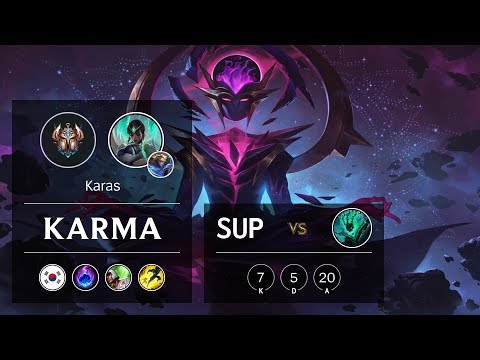 Karma Support vs Thresh - KR Challenger Patch 9.14