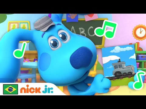 Capa de Eu trabalho no trilho do trem! 🚂 com Blue| Canções infantis e de ninar | Nick Jr. em Português