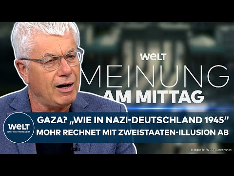 ISRAEL: Gaza? "Wie in Nazi-Deutschland 1945" Mohr rechnet mit Rufen nach Zweistaaten-Lösung ab