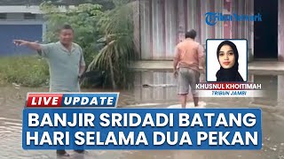 Efek Saluran Drainase Buruk! Air Rendam Permukiman Warga Sridadi Batang Hari Selama Dua Pekan