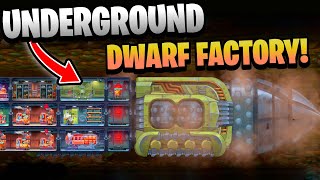 I Turned A DRILL TRAIN Into An UNDERGROUND City In This NEW Colony Sim!