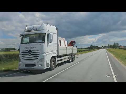 Driving in Estonia. Road Tallinn - Tartu, 10X hyperlapse.