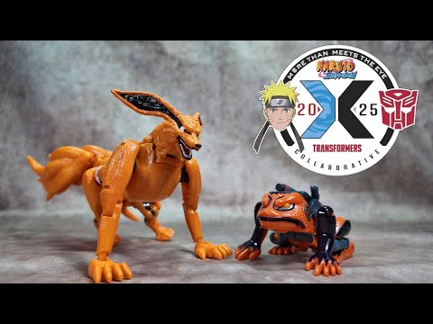Transformers Collaborative NARUTO SHIPPUDEN x Transformers Kurama and Gamakichi #transformers