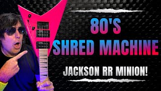 Video thumbnail for Tiny Guitar, HUGE Tone! Jackson RR Minion JS1X in Neon Pink Shreds the 80’s! by badbrad