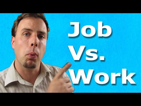 Job Vs. Work | Like A Native Speaker