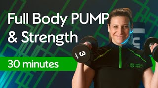 PUMP and Strength with Natalie | Full Body Dumbbell workout