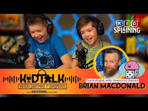 Board Games and Psychology?? Kidtalk with Brian Macdonald from Brains on Games | Season 2 Episode 4