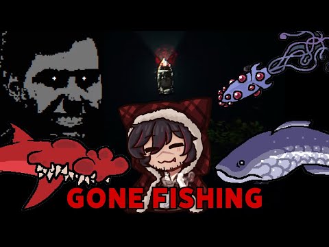 Gone Fishing, Reelin Up Some Eldritch Horrors & Fish! - 3 Scary Fishing Games?!? w/Clock!
