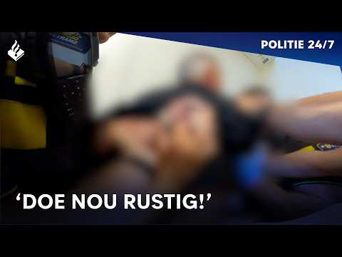 Dronken man rijdt tegen een bushokje | POLITIE 24/7