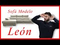 Miniatura Sofá Chaiselongue León