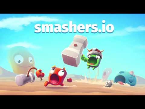 Smashers.io Foes in Worms Land Video