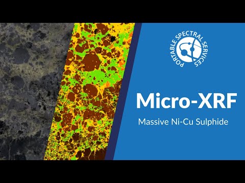 Bruker M4 TORNADO scan of Massive Ni-Cu Sulphide Sample in under 1 minute (Micro XRF)