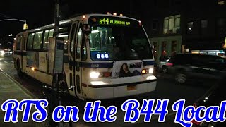 NYC Bus: RTS on the B44 Local leaving Bedford Avenue and Greene Avenue