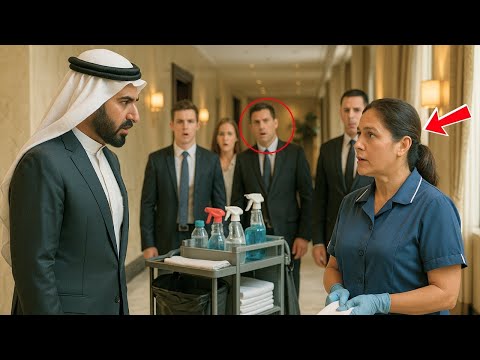 EL JEQUE MILLONARIO PREGUNTÓ EN ÁRABE… Y LA LIMPIADORA CONTESTÓ, DEJANDO A TODOS SIN PALABRAS