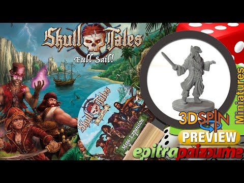 Skull Tales Full Sail Mega-Expansion - ? 3D Spinning Miniatures (EN) by Epitrapaizoume