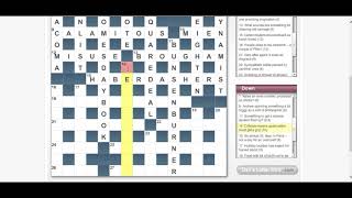Solving a Daily Telegraph puzzle