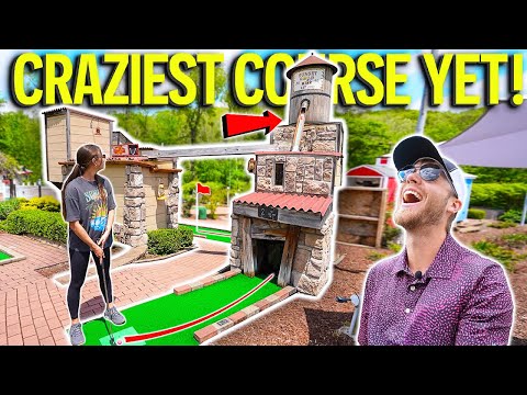 Mind-Blowing FIRST OF ITS KIND Mini Golf Course! - Absolutely INSANE!