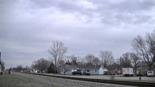 preview picture of video 'Amtrak 500 leads Amtrak 301 @ 70mph!!! (03/11/2012)'