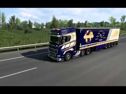 Euro Truck Simulator 2: Gameplay/ Bourges - Paris (- EP 33 -) Scania S High Roof V8 730 PS