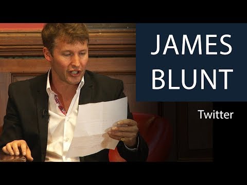 James Blunt Reads Out Tweets | Oxford Union