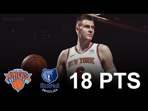 Kristaps Porzingis Full Highlights 2017.12.06 vs Grizzlies - 18 Pts, 5 Reb