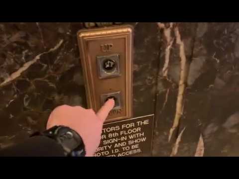 BEAUTIFUL! OTIS Autotronic traction elevators bank #1 @ Fisher Building in Detroit, MI