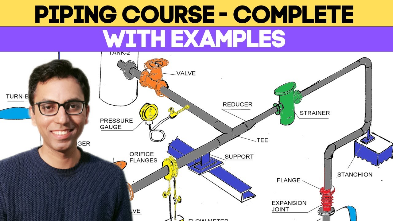 Free Piping Design and Engineering Course | Step by Step Complete Piping Course Guide