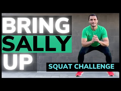 BRING SALLY UP Squat Challenge | Bodyweight & Jumping Squat Fitness Challenge
