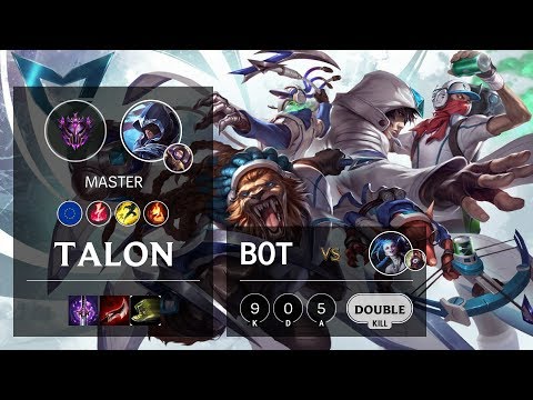 Talon Bot vs Jinx - EUW Master Patch 10.3