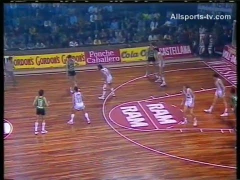 Copa Rey 1985 - Final - Ron Negrita Joventut - Real Madrid