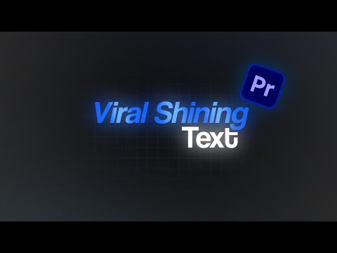 How to make Viral Shine Text effect in Premiere Pro🔥