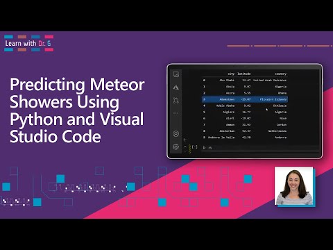 Predicting Meteor Showers Using Python and Visual Studio Code