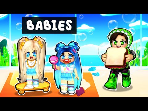 Playing As A Baby In Roblox - itsfunneh roblox daycare