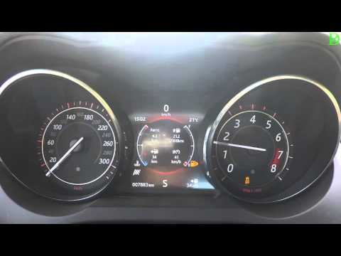 Jaguar F-Type Convertible  Acceleration 0-100 km/h (Measured by Racelogic)