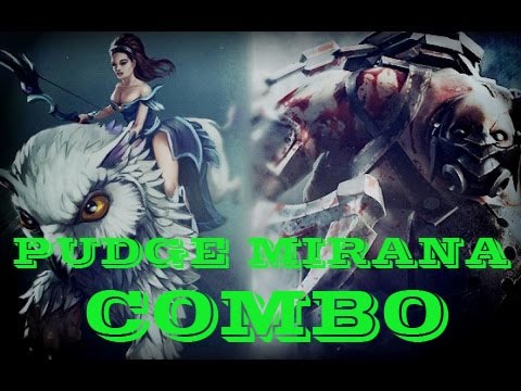 Dota 2 - Pudge Mirana Combo Compilation 1#