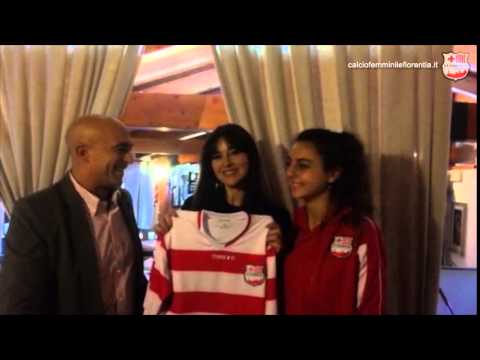 Monica Bellucci insieme a CF Florentia