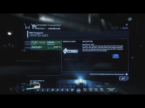 STAR CITIZEN || BUYING SHIPS IN GAME 3.3