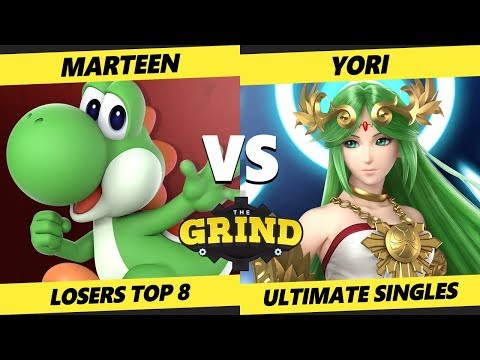 The Grind 120 Online Losers Top 8 - marteen (Yoshi) Vs. Yori (Palutena) Smash Ultimate - SSBU