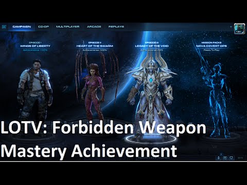 StarCraft 2: LOTV - Forbidden Weapon, Unrestricted Access Mastery Achievement