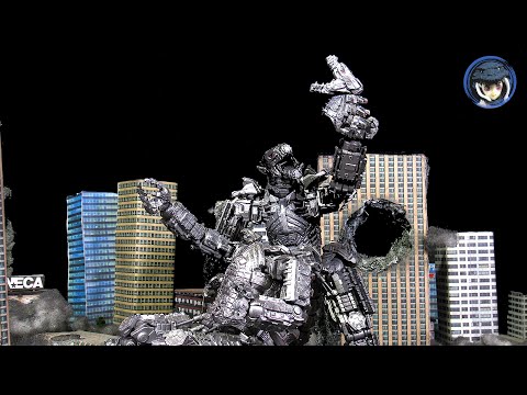 Bootleg SH MonsterArts Godzilla VS Kong MechaGodzilla 2021 GVK Fake Mecha Kaiju Figure Review