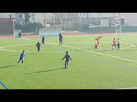 AS ERMONT U12B vs VILLIERS LE BEL. match de coupe Val D'OISE. Le 15/01/2022.