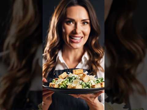 Cezar salata sa hrskavim krutonima — domaći dresing 🥗🧀