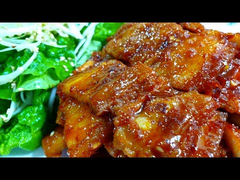 고추장 삼겹살 양념조림 역대급 레시피_ 쫀득하고 매콤한 밥도둑 만들기