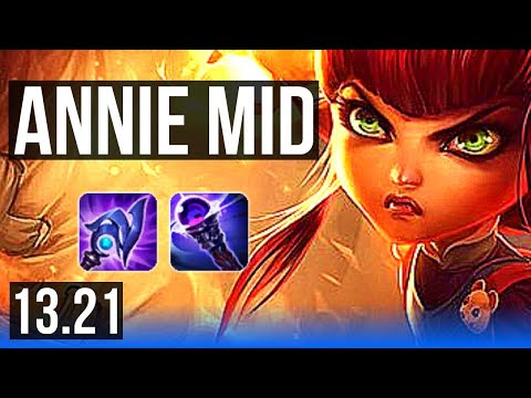 ANNIE vs KASSADIN (MID) | 5/1/9, 800+ games | KR Master | 13.21