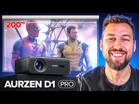 Bester Projektor unter 300 $. Dies wird Ihren Fernseher ersetzen – Aurzen D1 Pro